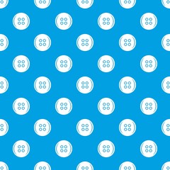 Plastic button pattern seamless blue