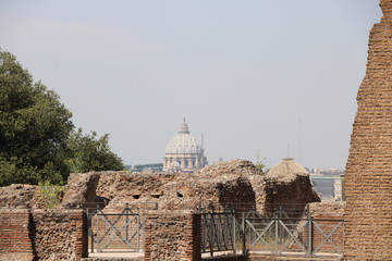 Archeological site. Rome Italy