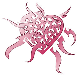 love ornament tattoo