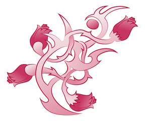 flowers ornament tattoo