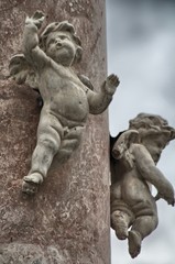 Innsbruck, particolare della colonna di Sant'Anna