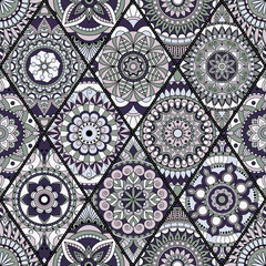 Seamless pattern. Vintage decorative elements. Hand drawn background. Islam, Arabic, Indian, ottoman motifs. Perfect for printing on fabric or paper.