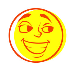 Cheerful Smiley Vector