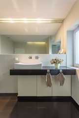 Modern designed bathroom