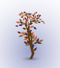 Forest Tree  - clip-art vector illustration