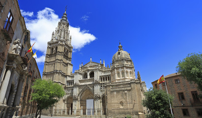 The Primate Cathedral of Saint Mary of Toledo (Catedral Primada Santa Maria de Toledo), a Roman Catholic cathedral in Toledo, Spain