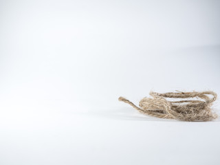 Rope isolate on white background