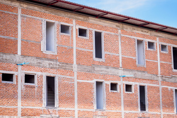 Building Site with Commercial Building under the construction