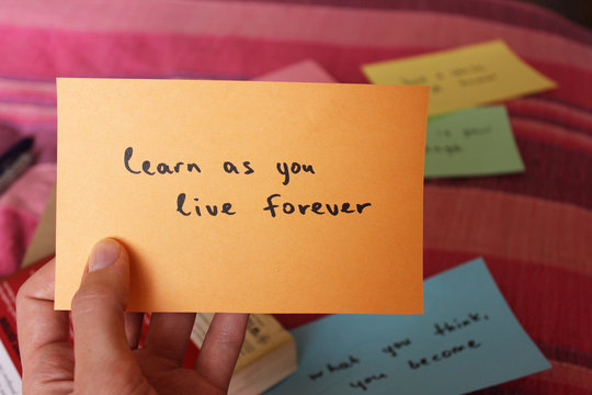 Good morning or Notes, Time management, Creative background, a Tea cup, Morning tea, Yoga and meditation, Healthy lifestyle
