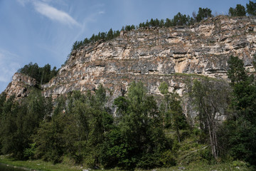 Fototapeta premium rocky landscape on the river Ai