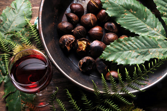 Caldarroste hạt dẻ Marroni 栗 Montella ch&acirc;taigne castagna casta&ntilde;a Marroni wine vino Chestnuts 