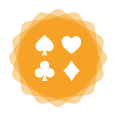 App Icon gelb - Kartenspiel-Symbole