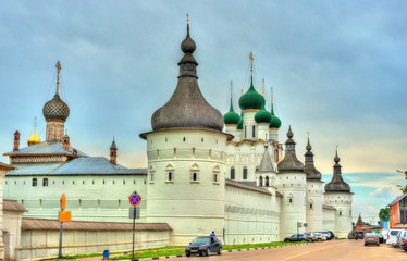 Fototapeta na wymiar Rostov Kremlin, the Golden Ring of Russia