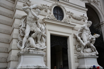 Obraz premium Sculpture in Vienna, Austria.