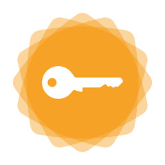 App Icon gelb - Schlüssel - Schutz