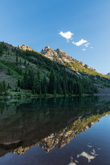 Fototapeta na wymiar Scenic Mountain Landscape reflection