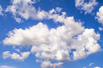 Fototapeta premium Blue sky and clouds. Backdrop for banner, card, web, advertisment