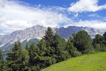 Fototapeta na wymiar Ortles Cevedale panorama . Color image