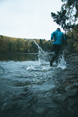 Fototapeta premium Adventure to mountains