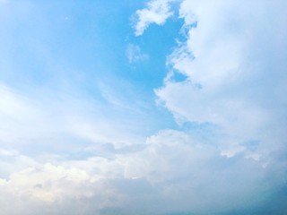 Blue sky and lovely clouds