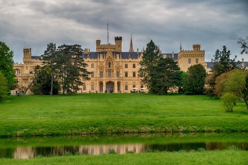 Obraz premium Lednice castle in Czech Republic