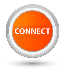 Connect prime orange round button