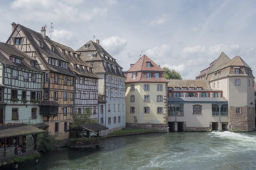 Obraz premium The beautiful city of Strasbourg in France