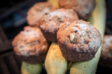 banana nut muffins