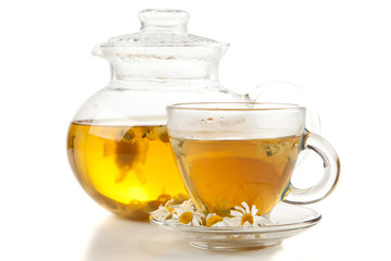 Cup of chamomile tea