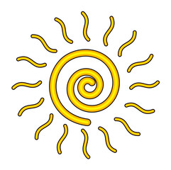 Cartoon Sun Design