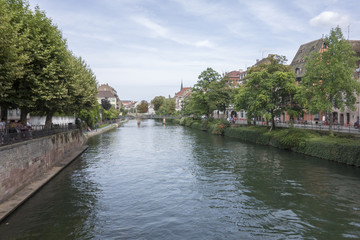 The beautiful city of Strasbourg in France