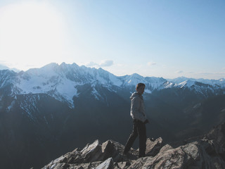 Fototapeta premium Przygoda w górach