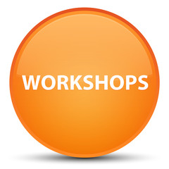 Workshops special orange round button