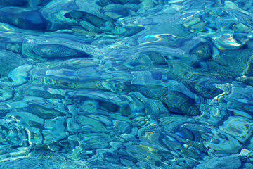 Sea water surface