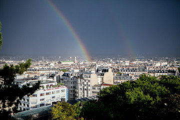 Double Rainbow over Paris