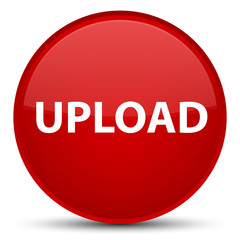 Upload special red round button