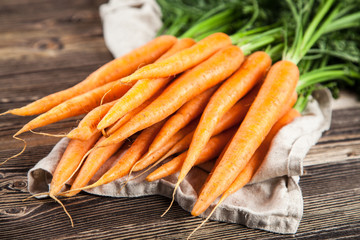 Fresh organic carrot