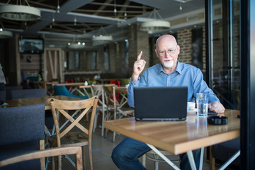 Businessman constantly working