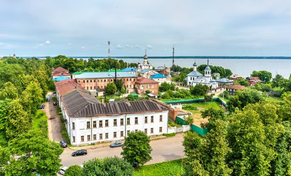 View of Rostov town in Yaroslavl Oblast of Russia