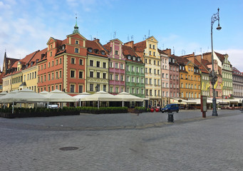 Fototapeta na wymiar Centro de Wroclaw, Polonia