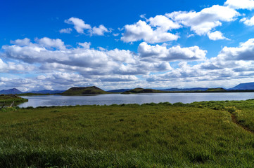 Island bei denPseudokratern