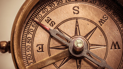 Antique Compass Face