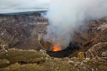 Masaya volcano active lava lake Nicaragua