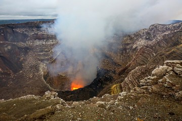 Masaya volcano active lava lake Nicaragua