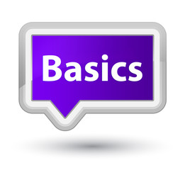 Basics prime purple banner button