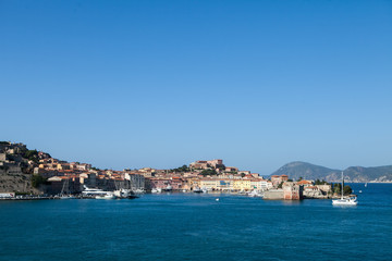 Fototapeta na wymiar Seaside Town In Mediterranean