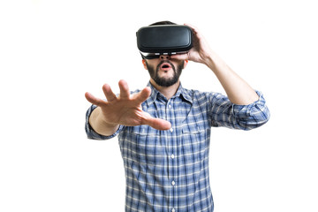 Man with vr goggles