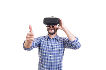 Man with vr goggles