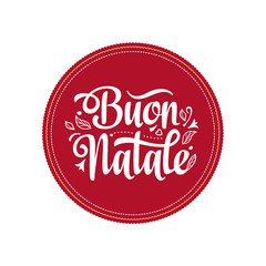 Obraz premium Buon Natale. Christmas template. 