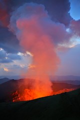 Masaya active volcano lava lake Nicaragua
